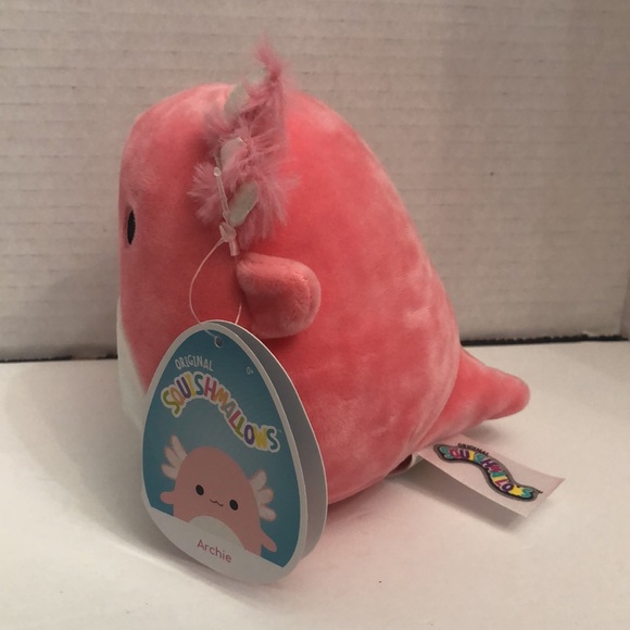 Squishmallows Axolotl - Archie Plush 5” - Picture 4 of 5